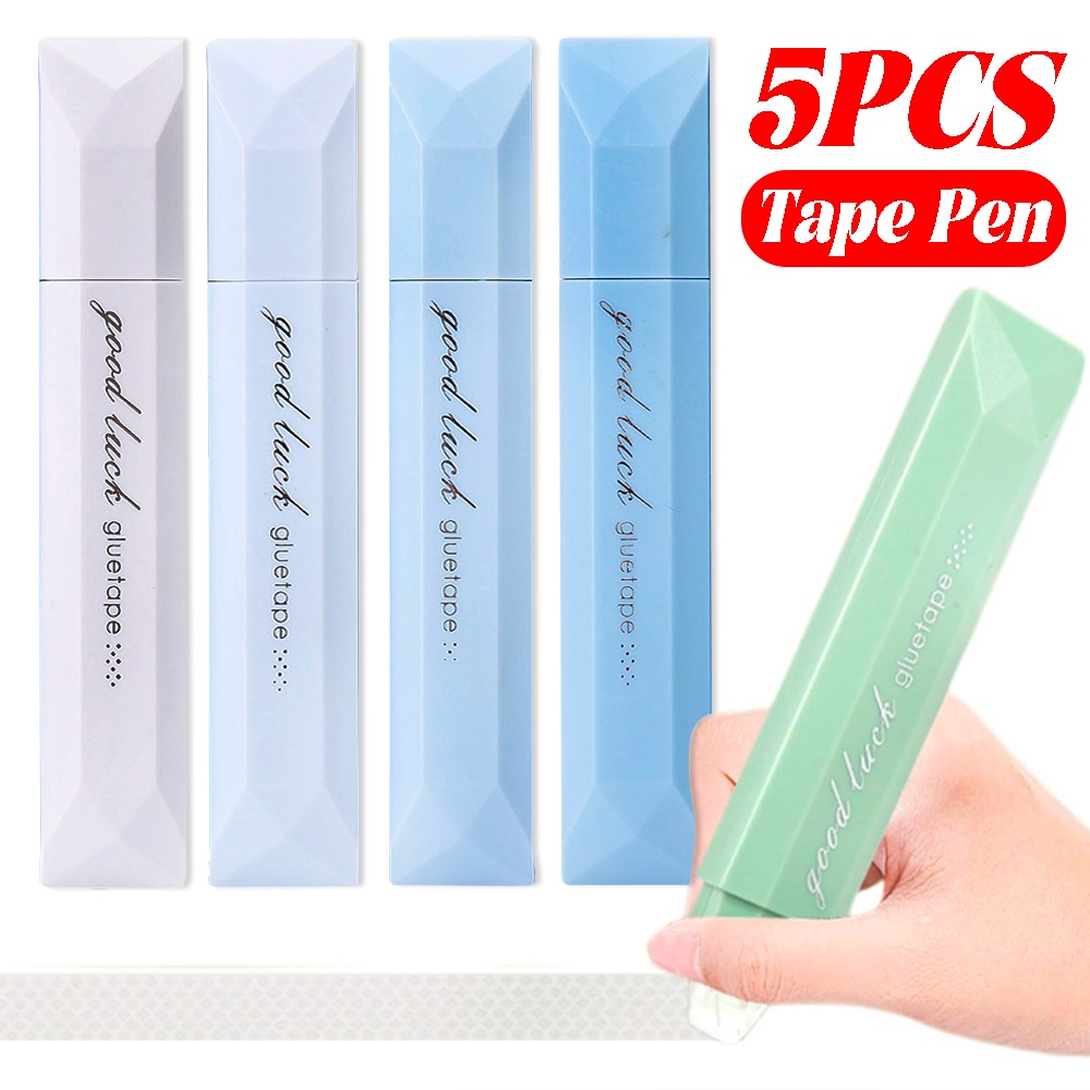 Correction Tape Roller - 1-5Pcs Waterproof Glue Tapes for Scrapbooking
